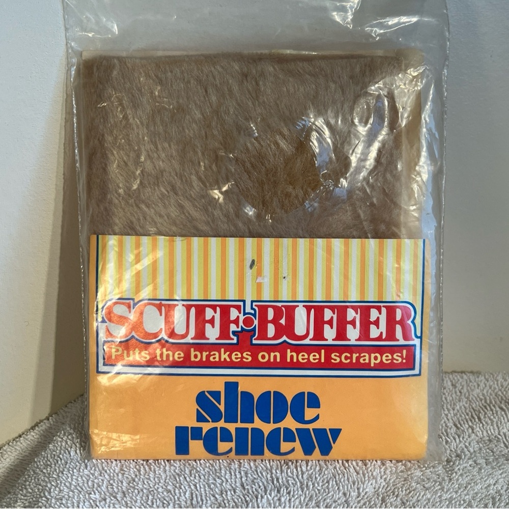 Scuff Buffer - Shoe Renew. Buffer Pad To Avoid Heel Scrapes While Driving
